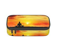 DEXNEL Trousse à crayons portable avec fermeture éclair, haute capacité, robuste, multifonctionnelle pour enfants, Noir , Taille unique, Organiseur de sac