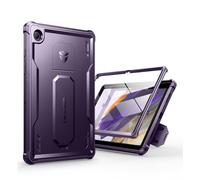 Dexnor Compatible avec Coque Samsung Galaxy Tab A8, [Protecteur d'écran intégré et Support] Protection de qualité Militaire Robuste Coque de Protection Antichoc Samsung Galaxy Tab A8 - Fantôme Violet