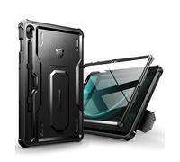 Dexnor Compatible avec Coque Samsung Galaxy Tab S9 FE, [Protecteur d'écran intégré et Support] Protection de qualité Militaire Robuste Coque de Protection Antichoc Samsung Tab S9 FE - Noir