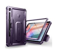 Dexnor Compatible avec Samsung Galaxy Tab S6 Lite, [Protecteur d'écran intégré et Support] Protection de qualité Militaire Robuste Coque de Protection Antichoc Samsung Tab S6 Lite - Fantôme Violet