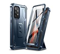Dexnor Coque de protection compatible avec Samsung Galaxy A33 - Protection d'écran intégrée et support à 360° - Heavy Duty Military Grade Protection - Résistant aux chocs - Compatible avec Samsung