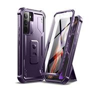 Dexnor pour Coque Samsung Galaxy S22 5G avec Protection d'écran intégrée de qualité Militaire 360° Full Body Antichoc Housse de Protection avec Support - Phantom Purple
