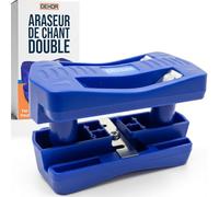 DEXOR® Araseur de Chant Réglable Double Lame pour Finition Précise - Outil de Coupe Manuel Bois et PVC - Compatible Panneau Bois et Placage - Coupe Bordure Idéal Plan de Travail et Bricolage