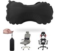Dexpally Coussin Lombaire Chaise Bureau Coussin Dorsal Compact Coussin de Soutien Lombaire Coussin Lombaire Gonflable pour Chaise de Bureau, Voiture, Canapé