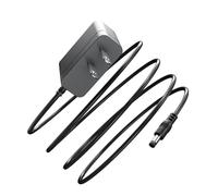 Dexpt Chargeur de rechange 18 V pour Hyperice Hypervolt 2, 2 Pro, Go | 53200 038-00 55000 001-00 Modèle Pistolet de massage Cordon d'alimentation, connecteur circulaire, câble de données avec