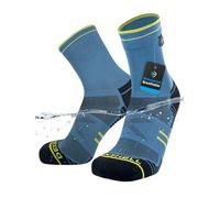DexShell Chaussettes de trail imperméables pour course, ajustement compressif pour homme et femme - Intérieur Coolmax évacuant l'humidité, membrane respirante, M