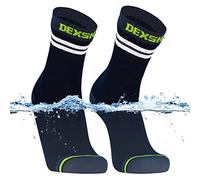 DexShell Pro Visibility Chaussettes de cyclisme haute visibilité Jaune 100% imperméables et respirantes