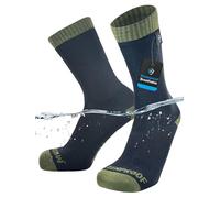 DexShell Thermlite Chaussettes imperméables et respirantes pour homme, vert olive, M