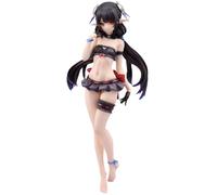 DEXSHUN Annette Figurine Anime Illustration Personnage Figurine Maillot de Bain Fille Statue en PVC Sculpture à Collectionner Ornements de Bureau Cadeau Figurine 24 cm