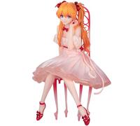 DEXSHUN Asuka Langley Soryu Figurine Anime Asuka Langley Soryu/Ayanami Rei Robe cadeau Modèle PVC Anime Statue Ornements Décoration de bureau Cadeau 16 cm