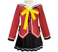 DEXSHUN Charlotte Tomori Nao Costume de cosplay pour femme - Uniforme JK - Personnage de dessin animé Tomori Nao - Pour Halloween, carnaval, cosplay, fête, cadeau