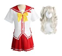 DEXSHUN Charlotte Tomori Nao Costume de cosplay pour femme - Uniforme JK - Personnage de dessin animé Tomori Nao - Pour Halloween, carnaval, cosplay, fête, cadeau