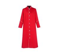 DEXSHUN Costume de prêtre missionnaire - Long costume de culte pour religieux - Vêtement médiéval pour Halloween, carnaval