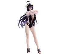 DEXSHUN Figurine Anime Albedo en Maillot de Bain Modèle Albedo Statue debout PVC Sculpture Décoration Pièce de Collection Cadeau pour Fans d'Anime 20cm