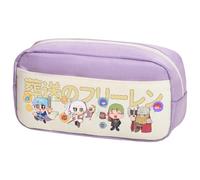 DEXSHUN Frieren Trousse à crayons Anime Ciel de loin Série Stark Imprimé Anime Grande capacité Sac à crayons Sac de papeterie pour filles garçons Fournitures scolaires, Type 01, 23×10×12cm, Trousse