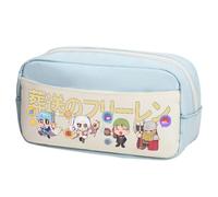 DEXSHUN Frieren Trousse à crayons Anime Ciel de loin Série Stark Imprimé Anime Grande capacité Sac à crayons Sac de papeterie pour filles garçons Fournitures scolaires, Type 07, 23×10×12cm, Trousse