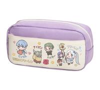 DEXSHUN Frieren Trousse à crayons Anime Ciel de loin Série Stark Imprimé Anime Grande capacité Sac à crayons Sac de papeterie pour filles garçons Fournitures scolaires, Type 02, 23×10×12cm, Trousse