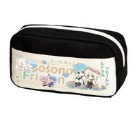 DEXSHUN Frieren Trousse à crayons Anime Ciel de loin Série Stark Imprimé Anime Grande capacité Sac à crayons Sac de papeterie pour filles garçons Fournitures scolaires, Type 24, 23×10×12cm, Trousse