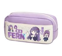 DEXSHUN Frieren Trousse à crayons Anime Ciel de loin Série Stark Imprimé Anime Grande capacité Sac à crayons Sac de papeterie pour filles garçons Fournitures scolaires, Type 03, 23×10×12cm, Trousse