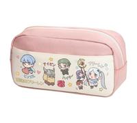 DEXSHUN Frieren Trousse à crayons Anime Ciel de loin Série Stark Imprimé Anime Grande capacité Sac à crayons Sac de papeterie pour filles garçons Fournitures scolaires, Type 14, 23×10×12cm, Trousse