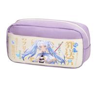 DEXSHUN Frieren Trousse à crayons Anime Ciel de loin Série Stark Imprimé Anime Grande capacité Sac à crayons Sac de papeterie pour filles garçons Fournitures scolaires, Type 04, 23×10×12cm, Trousse