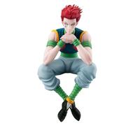 DEXSHUN Hisoka Figurine Anime Stop Motion Figurine d'animation en PVC Modèle de Statue Anime Manga Assise Figurine de Collection pour Fans d'anime, 14 cm
