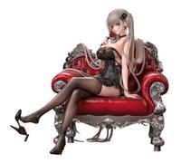 DEXSHUN HMS Formidable Figurine Anime Illustration Jeu Personnage HMS Formidable Position assise Modèle PVC Anime Statue Collection Bureau Décoration Cadeau 18 cm