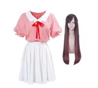 DEXSHUN Ichinose Costume de cosplay Chizuru Chizuru - Chemise avec perruque - Jeu de rôle manga - Pour adulte - Pour Halloween, carnaval, fête
