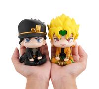 DEXSHUN Jotaro Lot de 2 figurines Anime JJBA Jotaro/Dio Brando Statue en PVC Modèle de décoration de bureau Objets de collection Cadeaux 10 cm