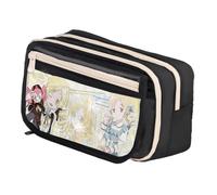 DEXSHUN Kaname Madoka Trousse à crayons Mami Tomoe/Akemi Homura Anime Grande capacité Double couche Trousse cartoon pour filles garçons Cadeau scolaire, Type 08, 21x8x13cm, Trousse à clés