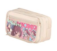 DEXSHUN Kaname Madoka Trousse à crayons Mami Tomoe/Akemi Homura Anime Grande capacité Double couche Trousse cartoon pour filles garçons Cadeau scolaire, Type 21, 21x8x13cm, Trousse à clés