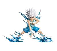 DEXSHUN Killua Zaoldyeck Figurine d'anime Figurine d'action debout Statue en PVC Objet de collection Modèle Killua Zaoldyeck Ornements de bureau Cadeau 19 cm
