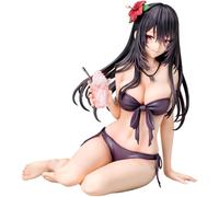DEXSHUN Minazumi Kasane Figurine Anime Illustration Figures Maillot de Bain Assis Minazumi Kasane Statue PVC Modèle Bureau Décoration Affichage Cadeau 10 cm
