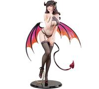 DEXSHUN Succubus Nafu-chan Figurine manga Illustration Figurines de manga 1/6 Succube Style réaliste Modèle Nafu-chan debout Statue PVC Merchdiese Objet de collection Décoration 28 cm