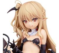 DEXSHUN Succubus Titi Figurine Anime Illustration Figurines Soies Succube Titi Statue Position assise Statue Accessoires faciaux interchangeables PVC Modèle Ornements de bureau Collection Cadeau 14 cm