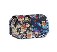 DEXSHUN Sung Jin Woo Trousse à crayons Anime Cha Hae-In Trousse à crayons Dessin animé Papeterie Double couche Impression 3D Grande trousse à crayons pour filles garçons, Type 10., 22x9x12cm, Trousse