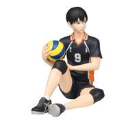 DEXSHUN Tobio Kageyama Figurine Anime Tobio Kageyama/Shoyo Hinata Position assise Figurine d'action PVC Modèle Statue Anime Merchdiese Desktop Décoration Objet de collection Cadeau