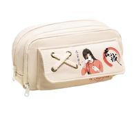DEXSHUN Trousse anime Xie Lian/Hua Cheng Trousse à crayons double couche Impression 3D Grande boîte à crayons Boîte de papeterie pour étudiants, Type 20, 21x11cm, Trousse anime