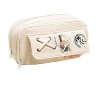 DEXSHUN Trousse anime Xie Lian/Hua Cheng Trousse à crayons double couche Impression 3D Grande boîte à crayons Boîte de papeterie pour étudiants, Type 21, 21x11cm, Trousse anime