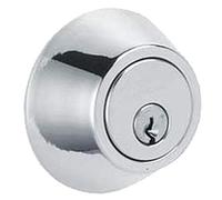 Dexter by Schlage JD60625 Pêne dormant monocylindre, chrome brillant par Schlage Lock Company