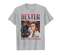 Dexter Dexter Morgan Bootleg Vibe T-Shirt, Homme, Gris Chiné, 3XL