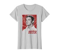 Dexter Poster T-Shirt, Femme, Argent, 3XL