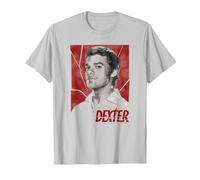 Dexter Poster T-Shirt, Homme, Argent, 3XL