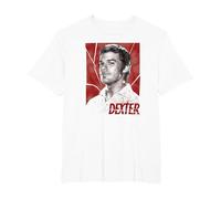 Dexter Poster T-Shirt, Homme Grandes Tailles, Blanc, 3X Tall