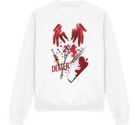 Dexter - "Tools Of The Trade" Sweatshirt pour homme/femme Unie TV13178 (S) (Blanc)