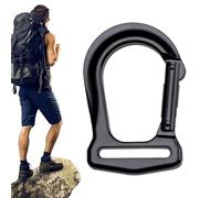 d'extérieur de 3,8 cm de type D de qualité professionnelle pour une fixation rapide, clip utilitaire haute efficacité pour yoga, alpinisme et , queue longue, lisse