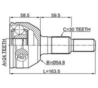 D'Extérieure Cadillac Cts II 2007-2013, Sts 2004-2012, SRX 2003-2010 Neuf