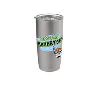 Dexter's Laboratory Logo Gobelet isotherme en acier inoxydable double paroi