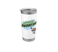 Dexter's Laboratory Logo Gobelet isotherme en acier inoxydable double paroi