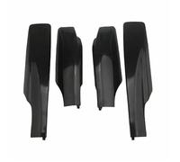 D'ExtréMité Rail Galerie Toit Utilisation Fiable, Lot de 4 caches de Protection Utilisation Adaptée pour Barres de Toit de Haute qualité, Utilisation Adaptée pour RAV4 XA30 2006-2012(4Pcs-Black)